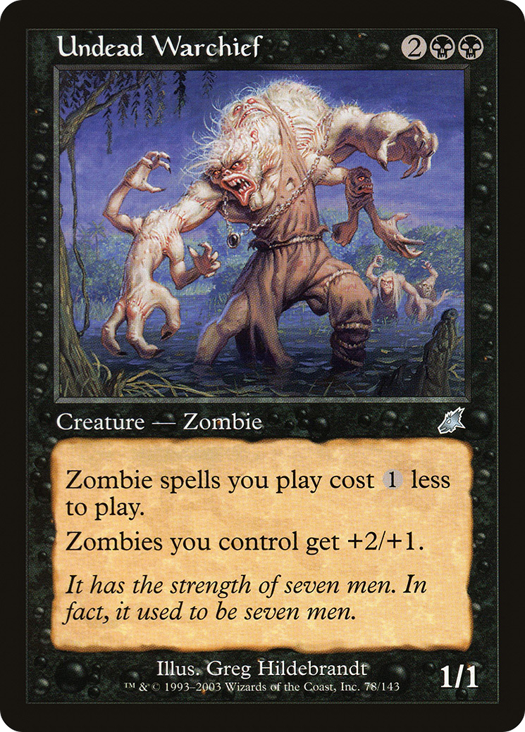 Undead Warchief (SCG-078) (Foil)