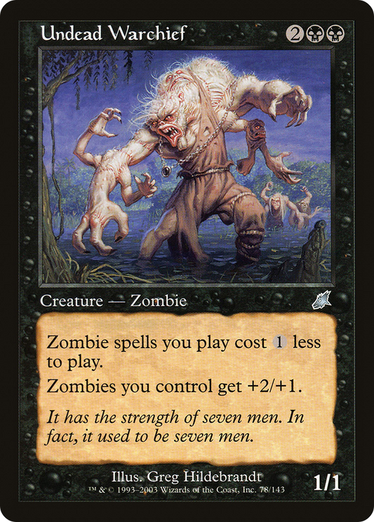 Undead Warchief (SCG-078) (Foil)
