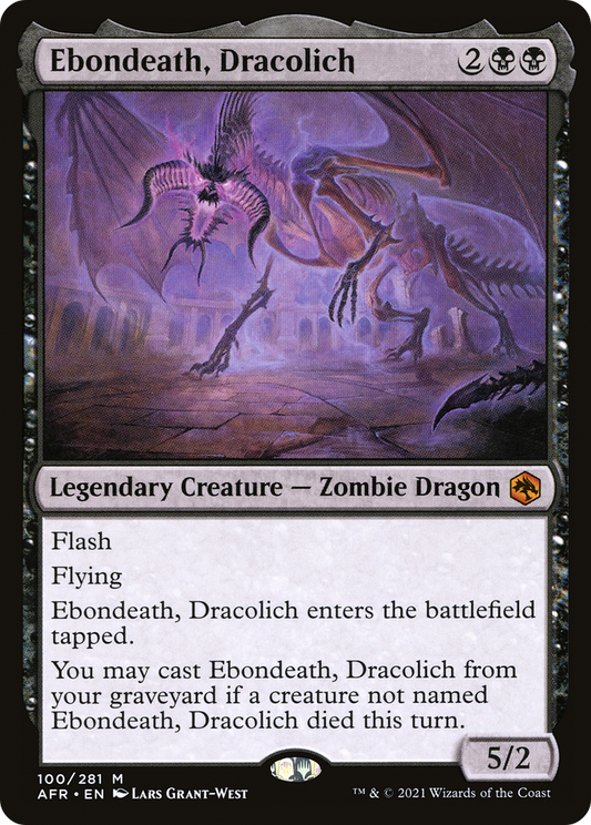 Ebondeath, Dracolich (AFR-100) (Foil)