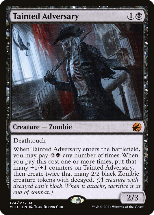 Tainted Adversary (MID-124) (Foil)