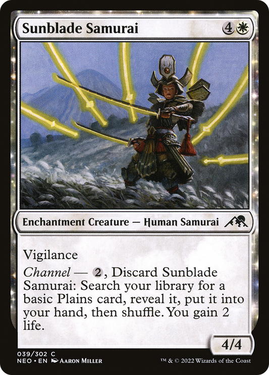 Sunblade Samurai (NEO-039) (Foil)