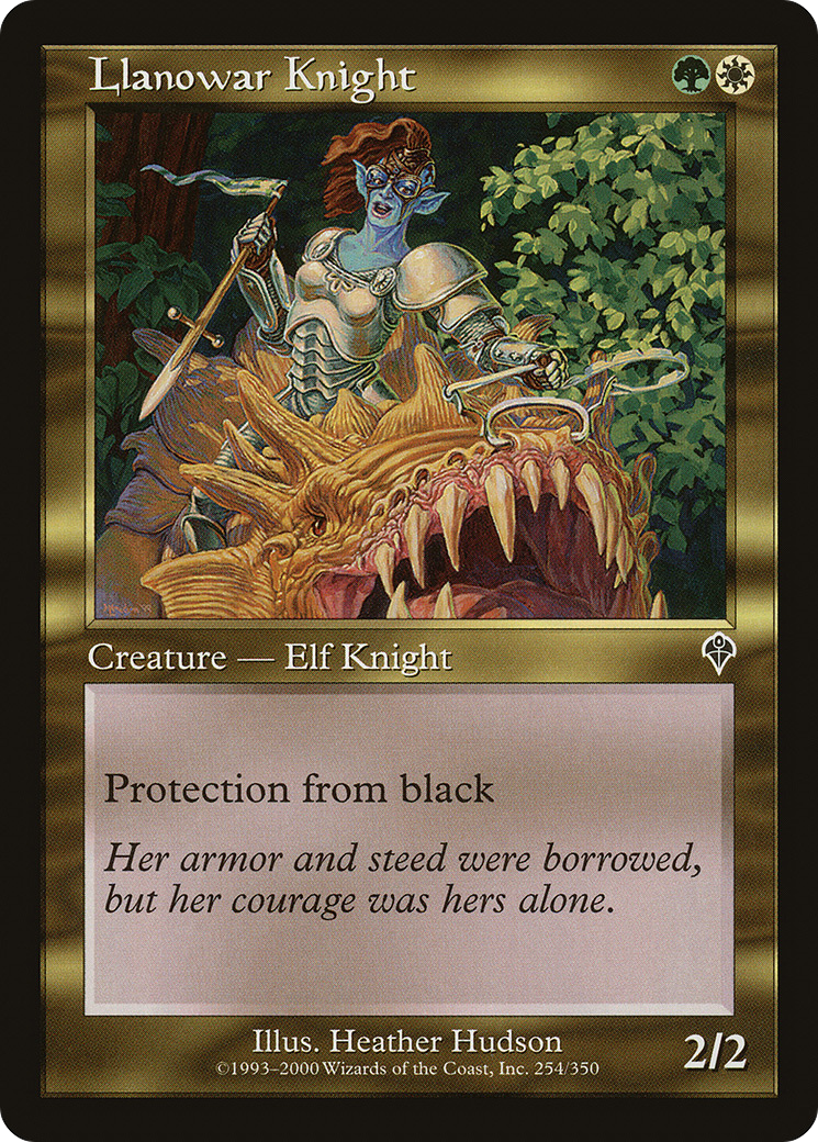 Llanowar Knight (INV-254) (Foil)
