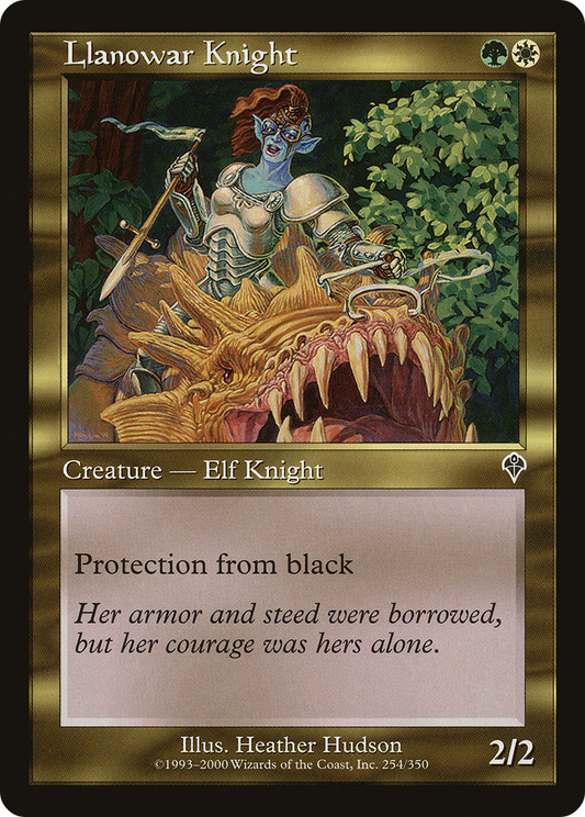 Llanowar Knight (INV-254) (Foil)