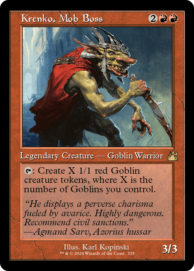 Krenko, Mob Boss (RVR-335) (Foil)