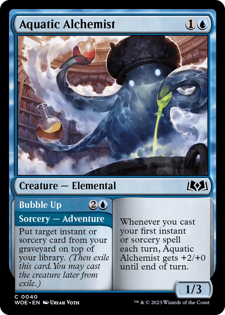 Aquatic Alchemist // Bubble Up (WOE-040)