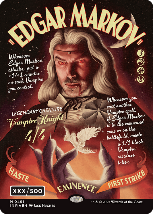Edgar Markov (INR-491) (Showcase) (Borderless) (Foil) (Serialized)