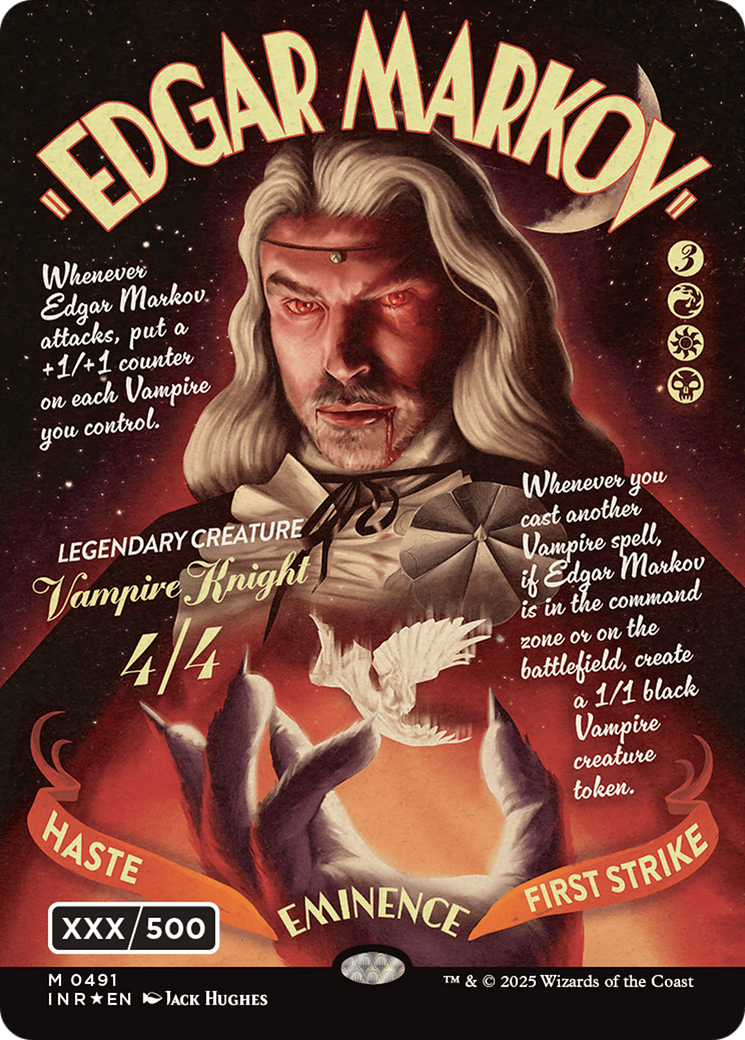 Edgar Markov (INR-491) (Showcase) (Borderless) (Serialized)
