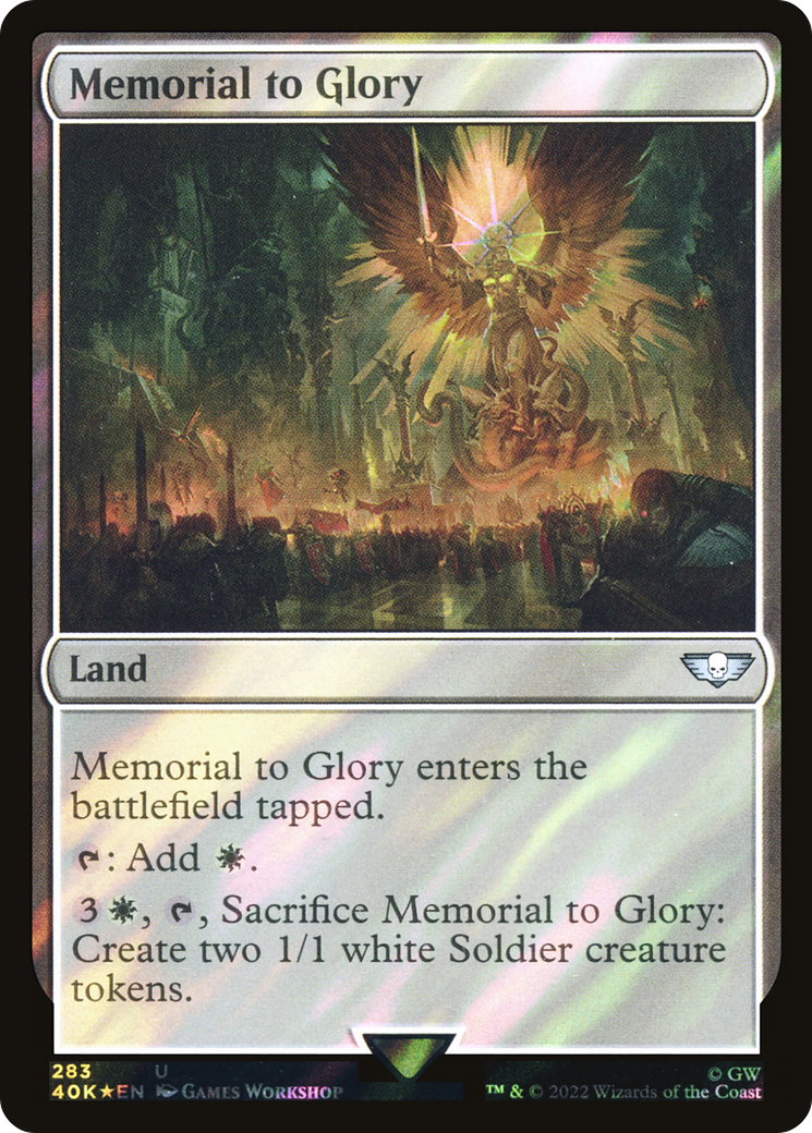 Memorial to Glory (40K-283★) (Surge Foil)