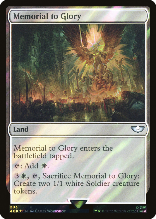 Memorial to Glory (40K-283★) (Surge Foil)