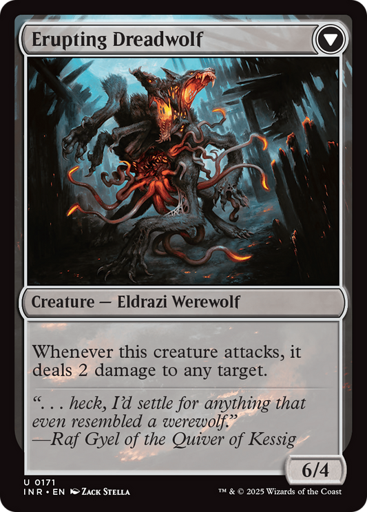 Smoldering Werewolf // Erupting Dreadwolf (INR-171)