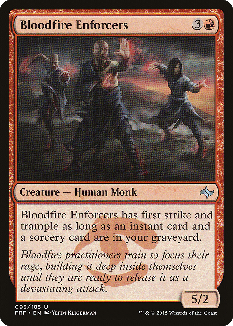 Bloodfire Enforcers (FRF-093) (Foil)