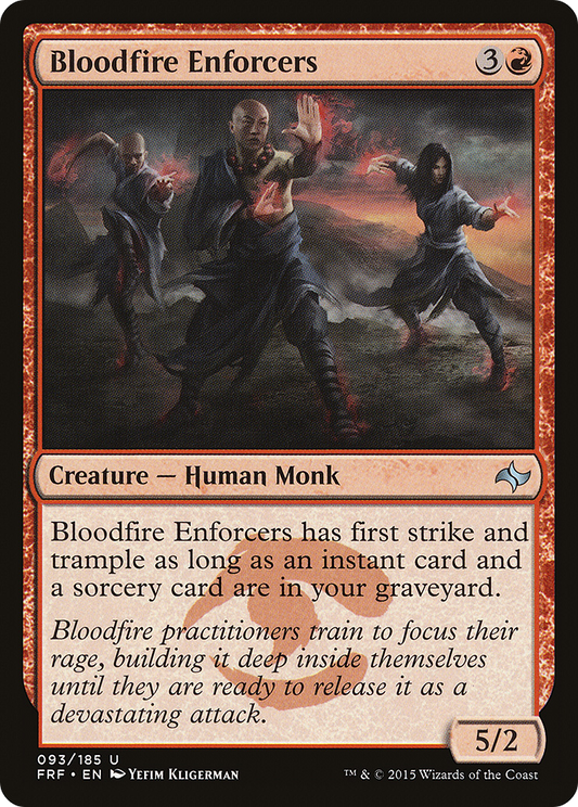 Bloodfire Enforcers (FRF-093) (Foil)