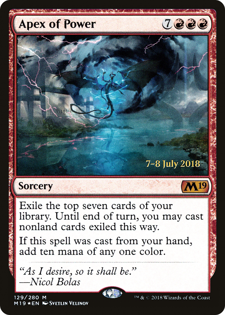 Apex of Power (PRE-129S) (Foil)