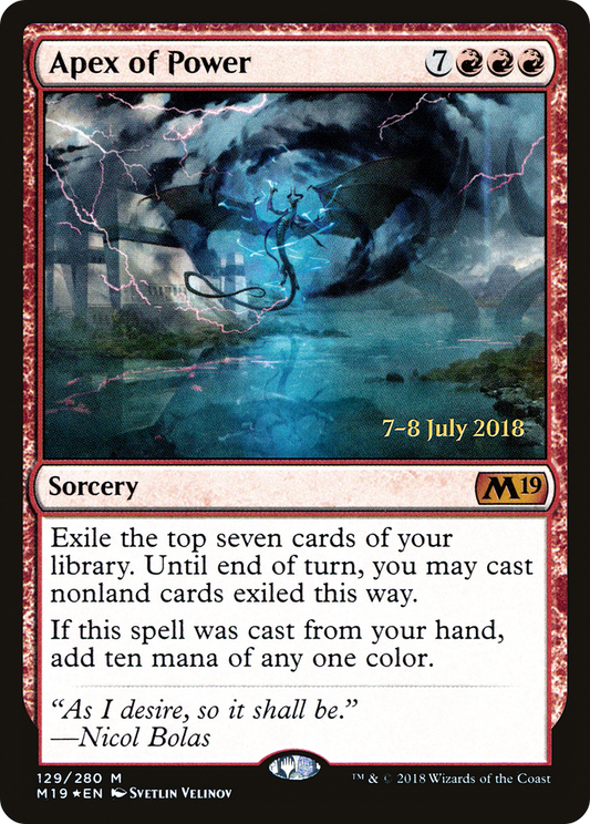 Apex of Power (PRE-129S) (Foil)