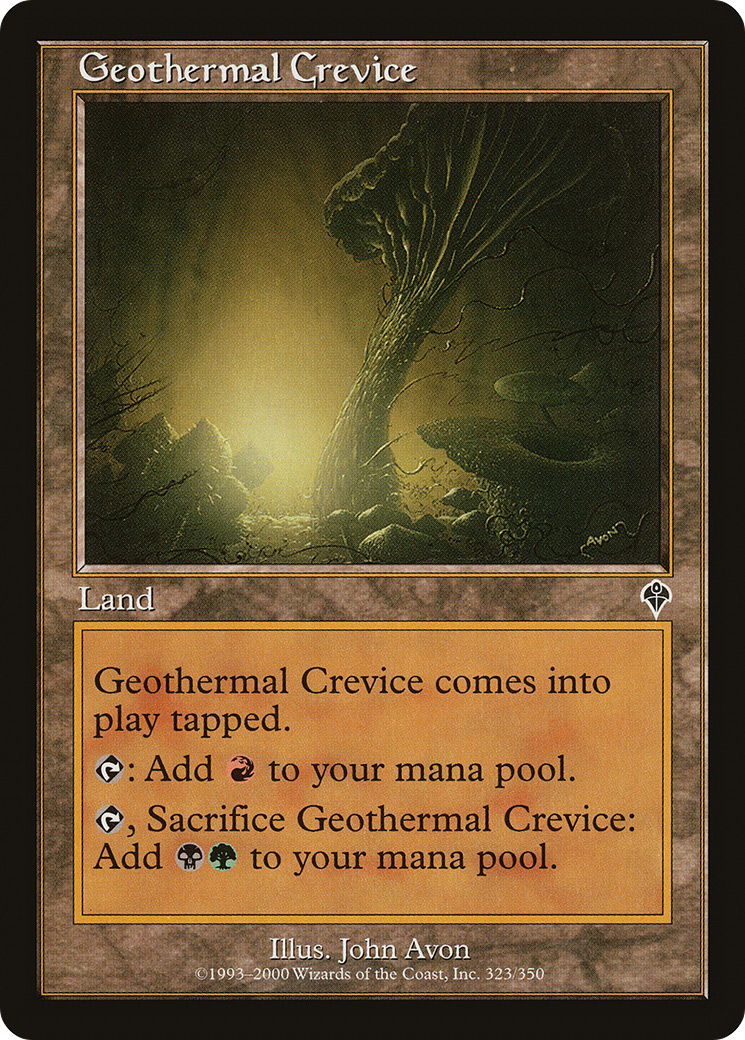 Geothermal Crevice (INV-323) (Foil)