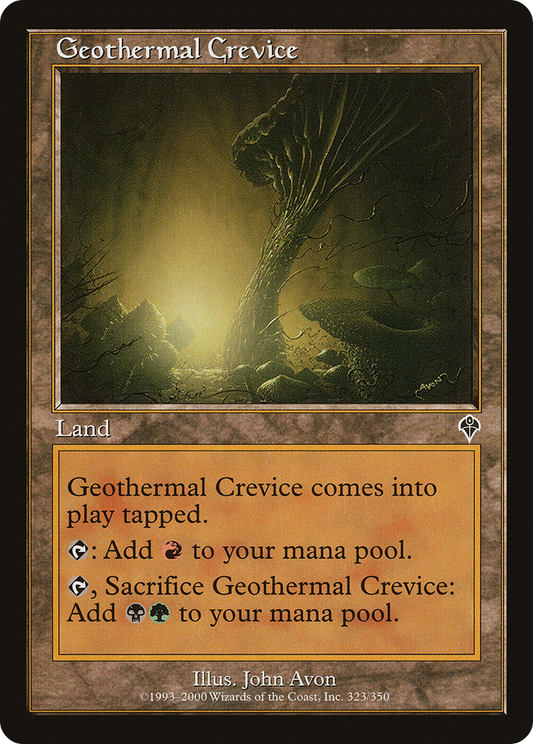 Geothermal Crevice (INV-323) (Foil)