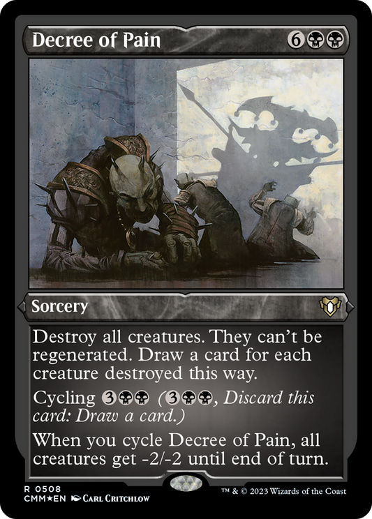 Decree of Pain (CMM-508) (Etched Foil)