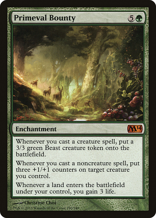 Primeval Bounty (M14-190)