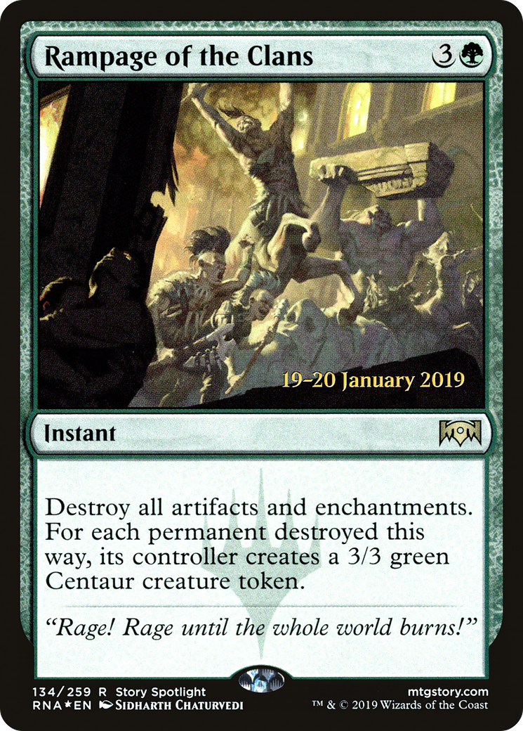 Rampage of the Clans (PRE-134S) (Foil)