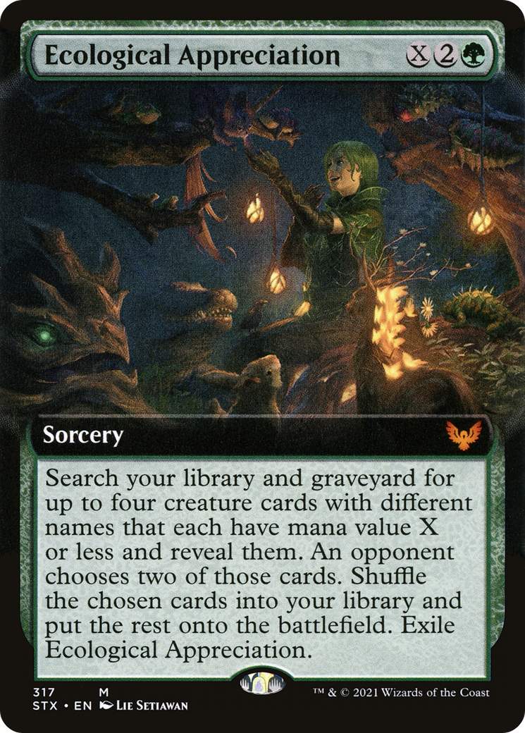 Ecological Appreciation (STX-317) (Extended Art) (Foil)