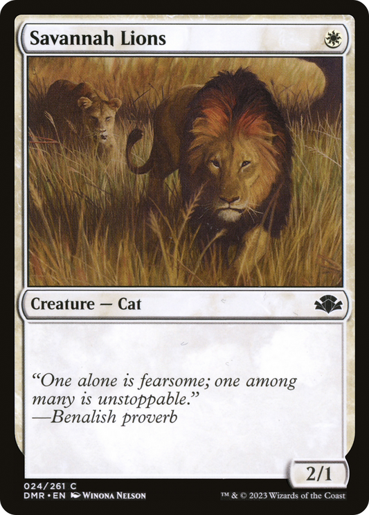 Savannah Lions (DMR-024) (Foil)