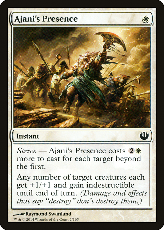 Ajani's Presence (JOU-002) (Foil)