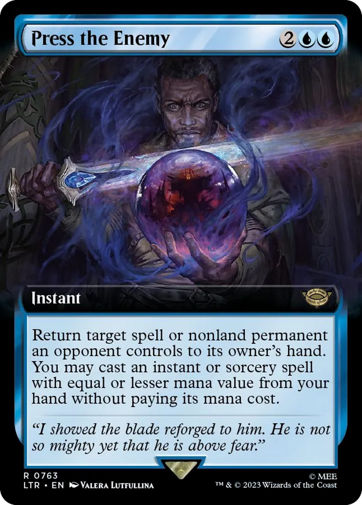 Press the Enemy (LTR-763) (Extended Art) (Surge Foil)