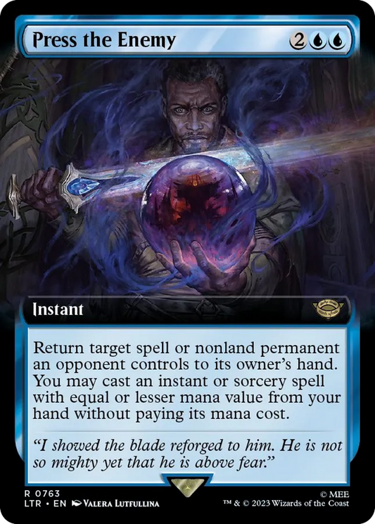 Press the Enemy (LTR-763) (Extended Art) (Surge Foil)