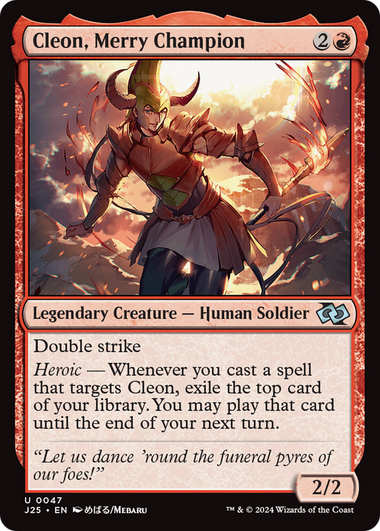 Cleon, Merry Champion (J25-047)