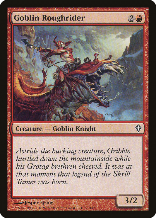 Goblin Roughrider (WWK-082) (Foil)