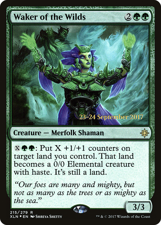 Waker of the Wilds (PRE-215S) (Foil)