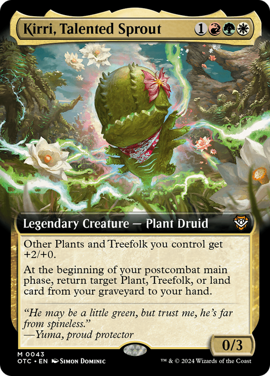 Kirri, Talented Sprout (OTC-043) (Extended Art) (Foil)