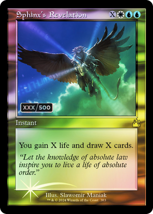 Sphinx's Revelation (RVR-383Z) (Foil) (Serialized)