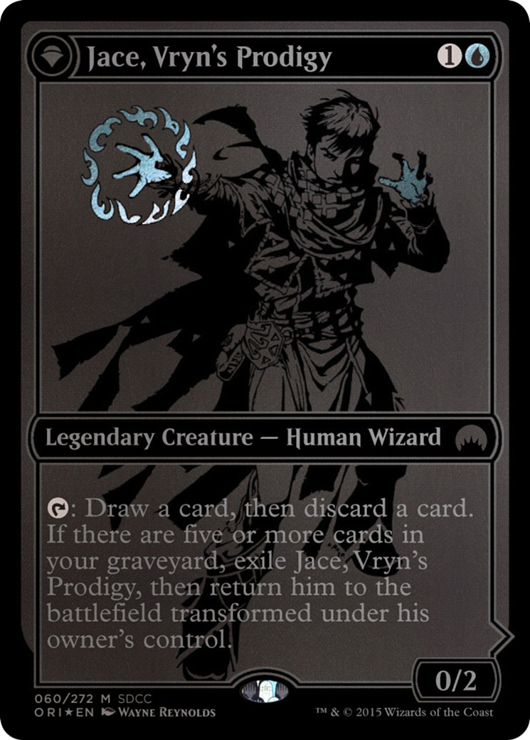 Jace, Vryn's Prodigy // Jace, Telepath Unbound (MEDIA-060) (Foil)
