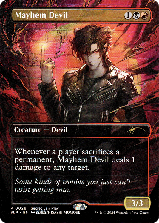 Mayhem Devil (SLP-028) (Borderless) (Foil)