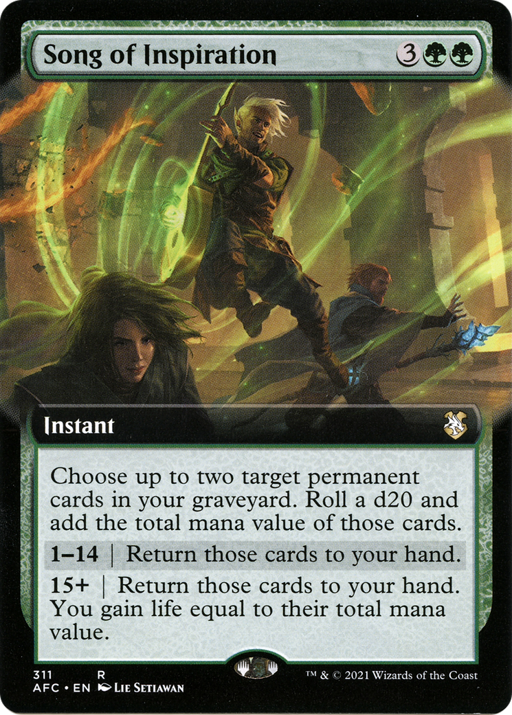 Song of Inspiration (AFC-311) (Extended Art)