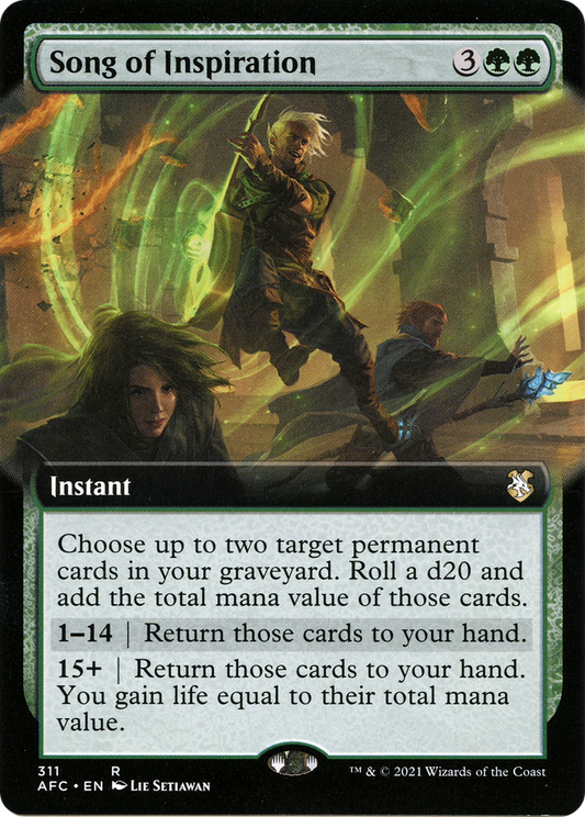 Song of Inspiration (AFC-311) (Extended Art)