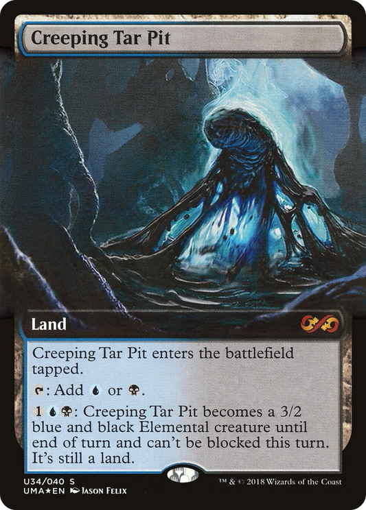 Creeping Tar Pit (UMA:BT-U34) (Extended Art) (Foil)