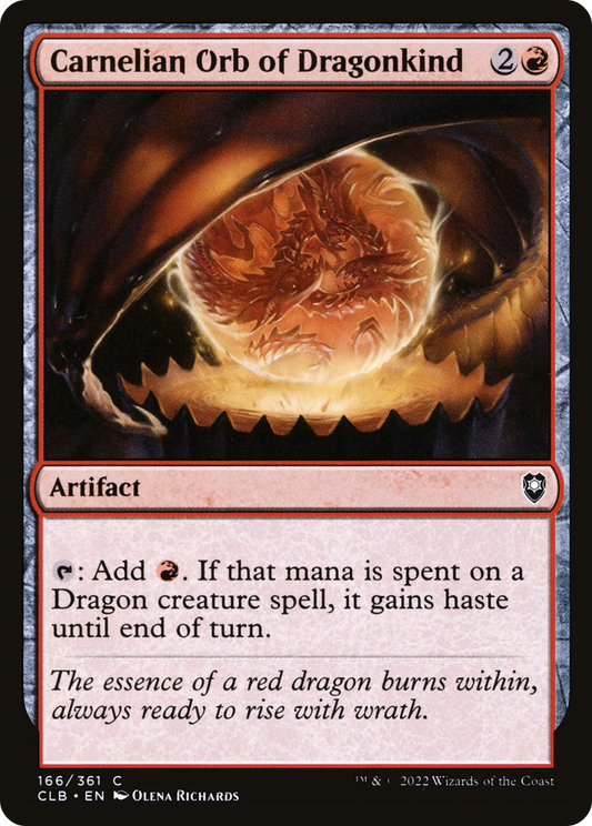 Carnelian Orb of Dragonkind (CLB-166)