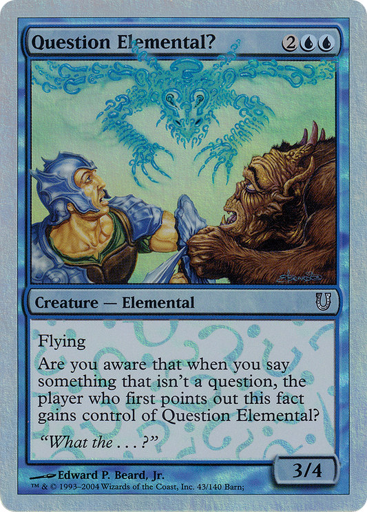 Question Elemental? (UNH-43★) (Foil)