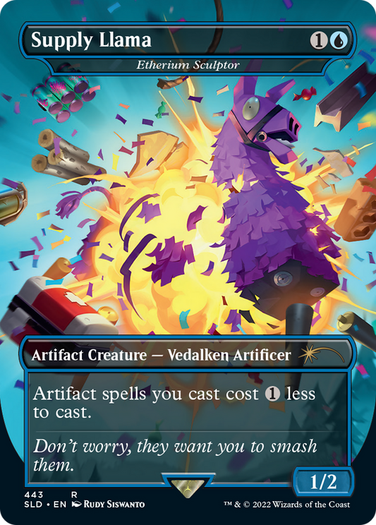 Supply Llama / Etherium Sculptor (SLD-443) (Borderless) (Foil)