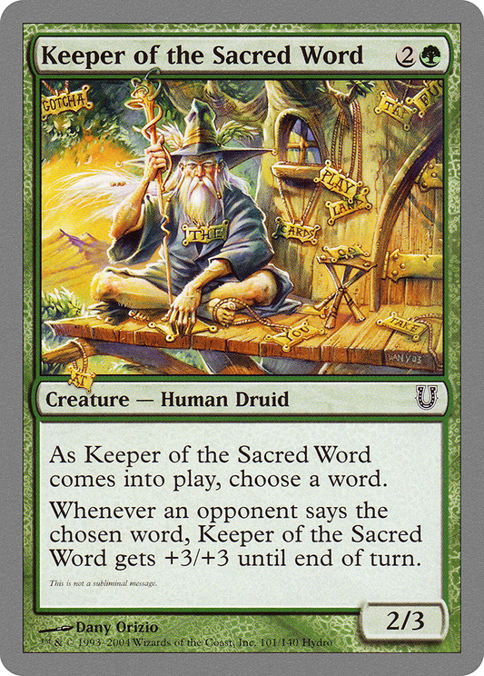 Keeper of the Sacred Word (UNH-101)