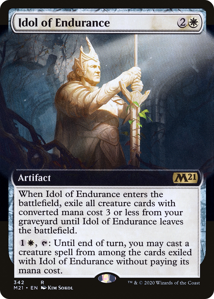 Idol of Endurance (M21-342) (Extended Art) (Foil)