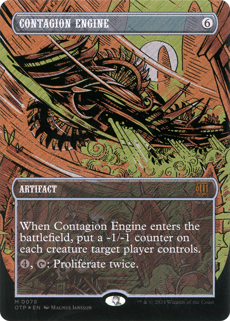 Contagion Engine (OTP-078) (Borderless) (Textured Foil)
