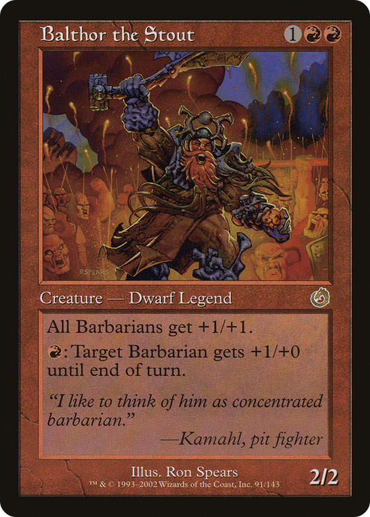 Balthor the Stout (TOR-091) (Foil)