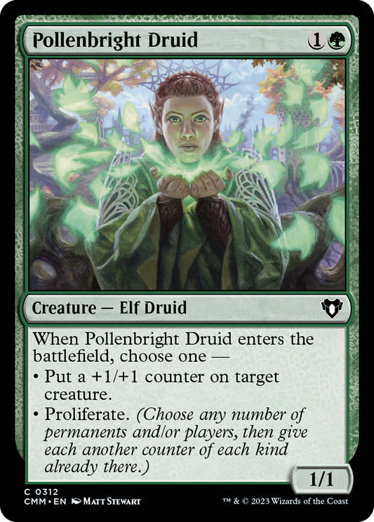 Pollenbright Druid (CMM-312) (Foil)