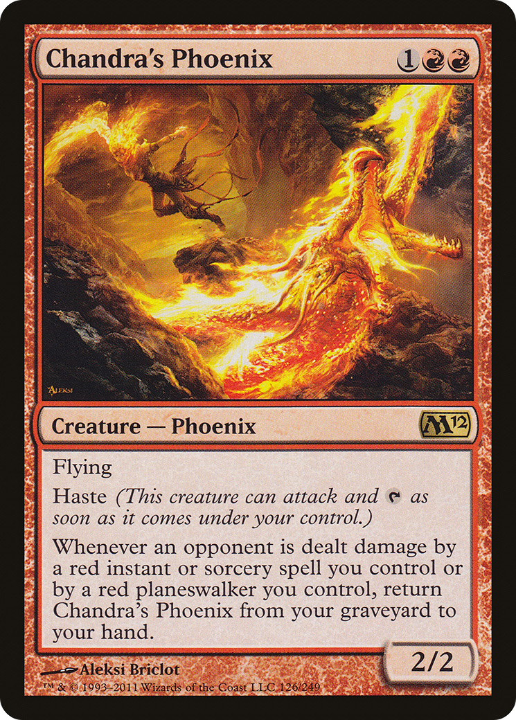 Chandra's Phoenix (M12-126) (Foil)