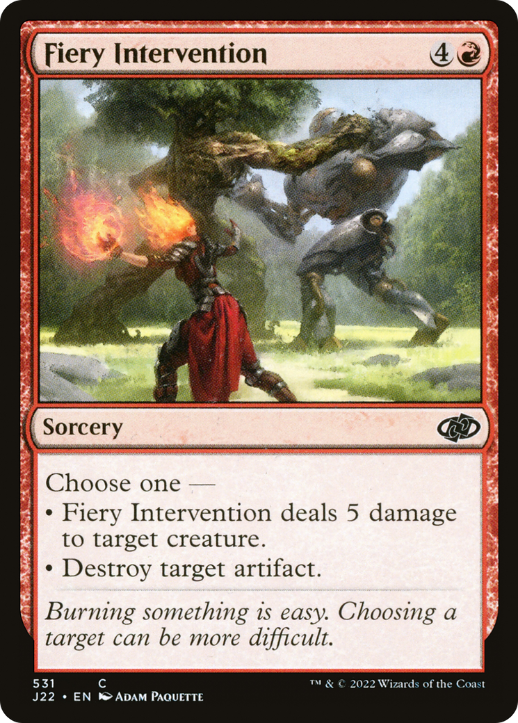 Fiery Intervention (J22-531)