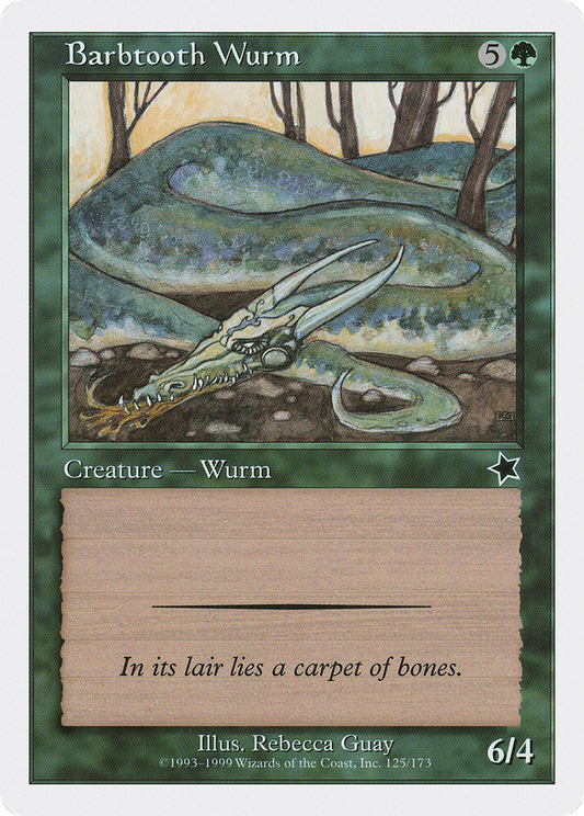Barbtooth Wurm (S99-125)
