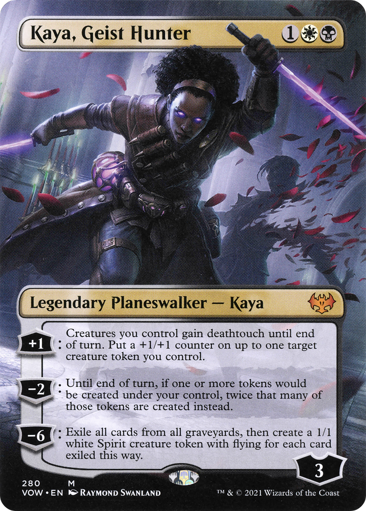 Kaya, Geist Hunter (VOW-280) (Borderless) (Foil)